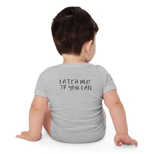 Catch Me If You Can Baby Short Sleeve One Piece - Image 9