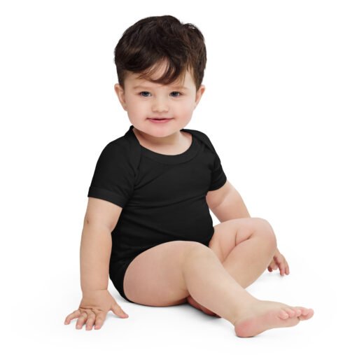 Catch Me If You Can Baby Short Sleeve One Piece - Image 2