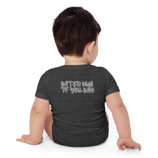 Catch Me If You Can Baby Short Sleeve One Piece - Image 5
