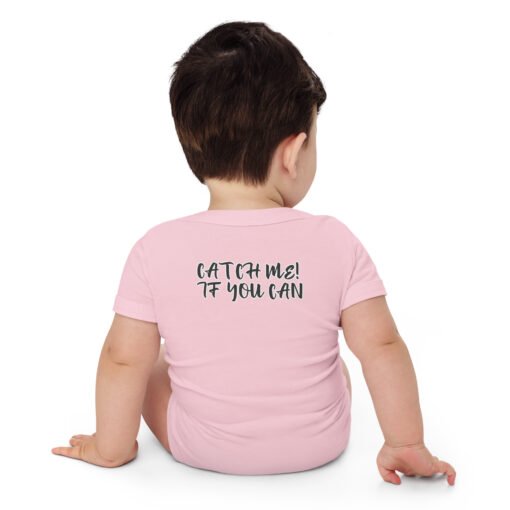Catch Me If You Can Baby Short Sleeve One Piece - Image 11