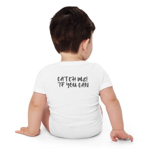 Catch Me If You Can Baby Short Sleeve One Piece