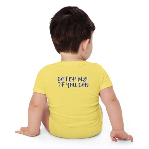 Catch Me If You Can Baby Short Sleeve One Piece - Image 13