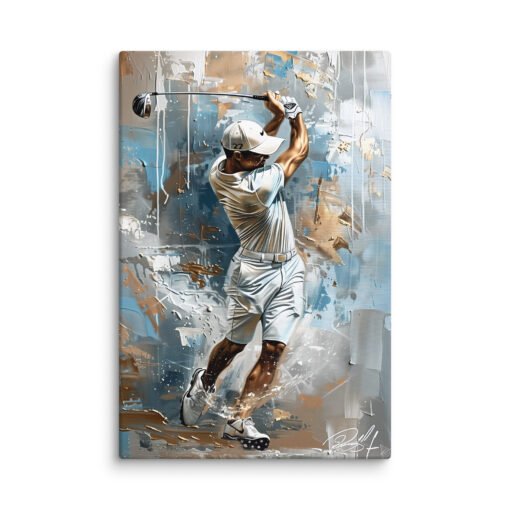 Professional Golf Player Regular Canvas