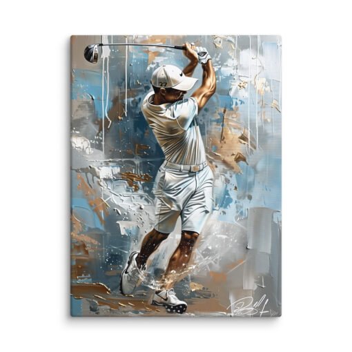 Professional Golf Player Regular Canvas - Image 8