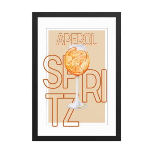 Aperol Spritz Drink Framed Poster - Image 5