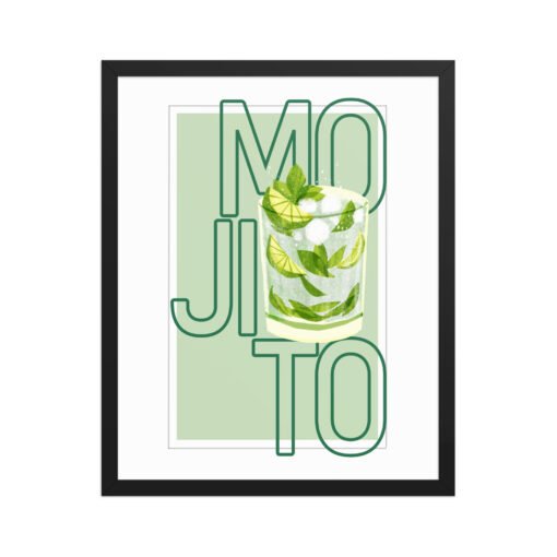 Mojito Drink Framed Poster - Image 6