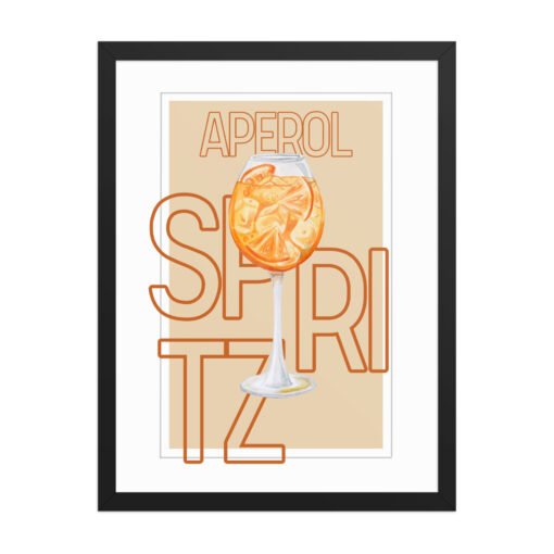 Aperol Spritz Drink Framed Poster - Image 7
