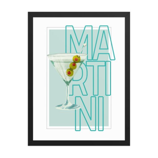 Martini Drink Framed Poster - Image 7