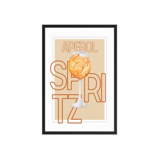 Aperol Spritz Drink Framed Poster - Image 8