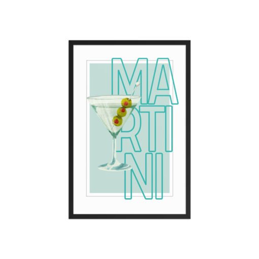 Martini Drink Framed Poster - Image 8