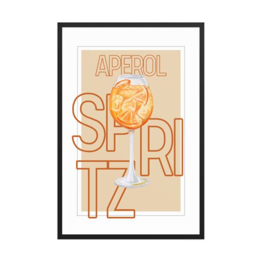 Aperol Spritz Drink Framed Poster - Image 9