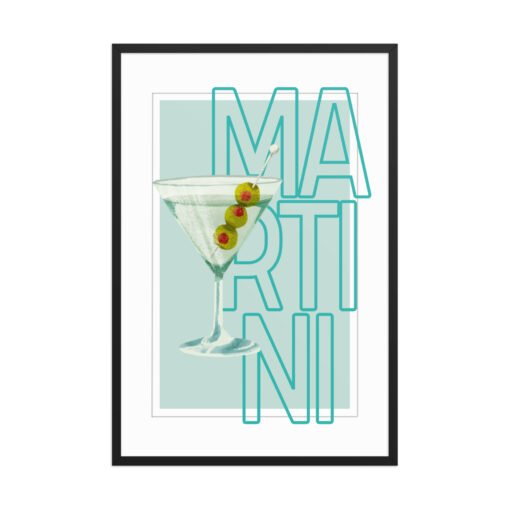 Martini Drink Framed Poster - Image 9