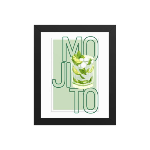Mojito Drink Framed Poster - Image 2