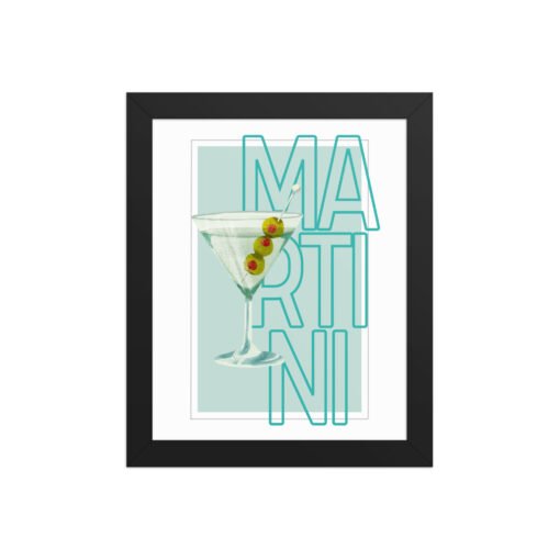 Martini Drink Framed Poster - Image 2