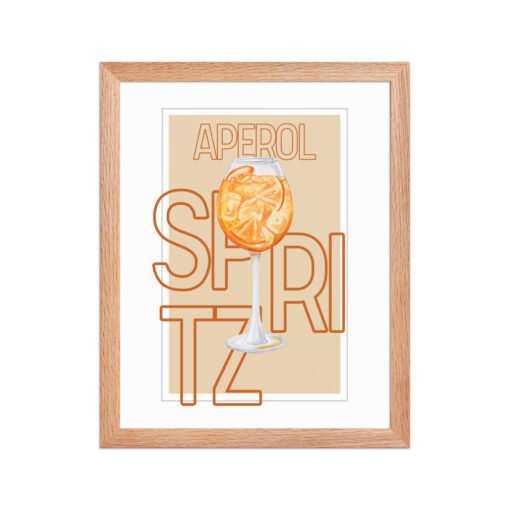 Aperol Spritz Drink Framed Poster - Image 11