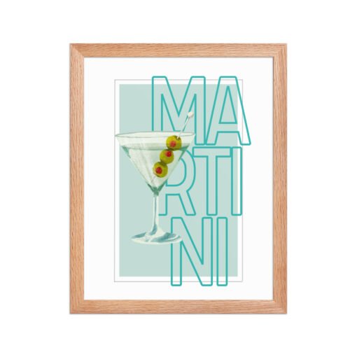 Martini Drink Framed Poster - Image 11