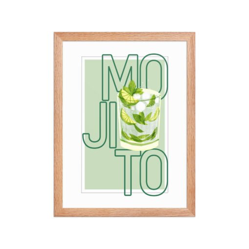 Mojito Drink Framed Poster - Image 12
