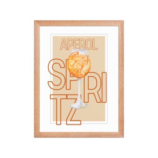 Aperol Spritz Drink Framed Poster - Image 12