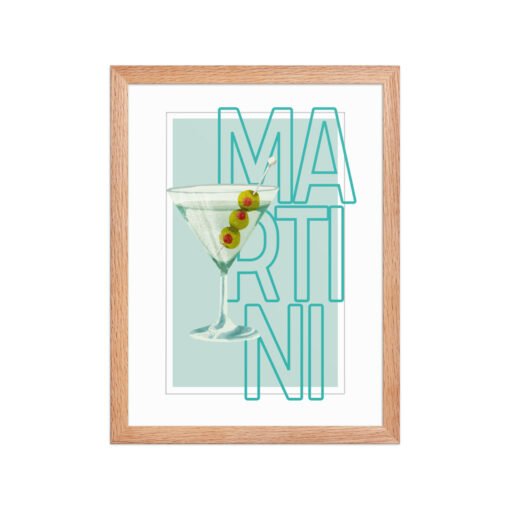 Martini Drink Framed Poster - Image 12