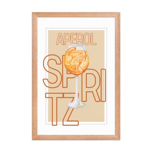 Aperol Spritz Drink Framed Poster - Image 13