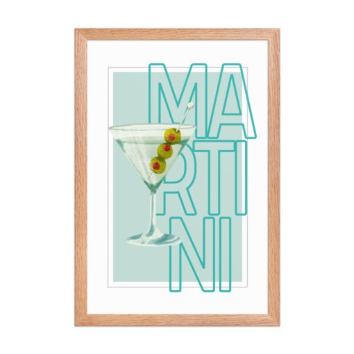 Martini Drink Framed Poster - Image 13