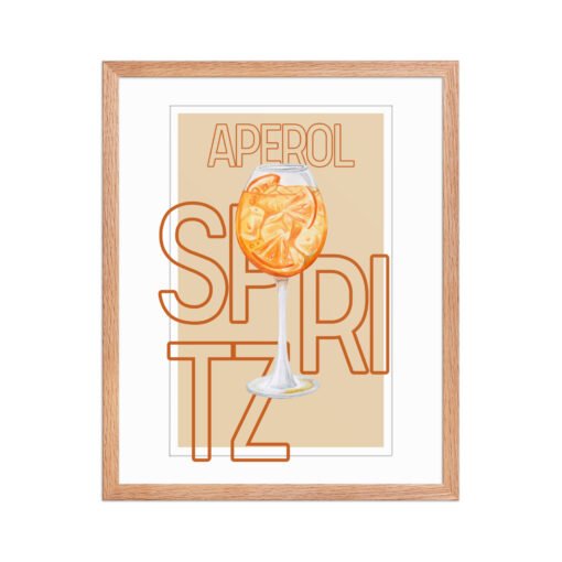 Aperol Spritz Drink Framed Poster - Image 14