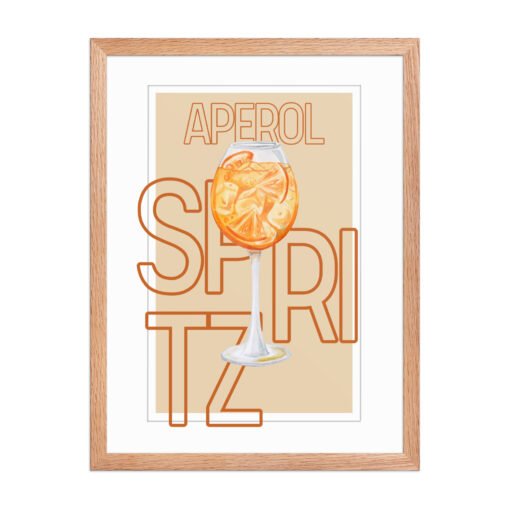 Aperol Spritz Drink Framed Poster - Image 15