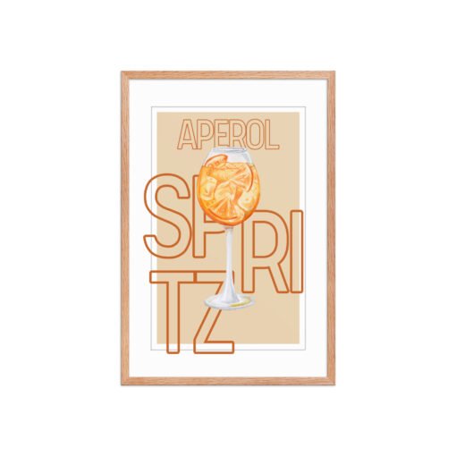 Aperol Spritz Drink Framed Poster - Image 16