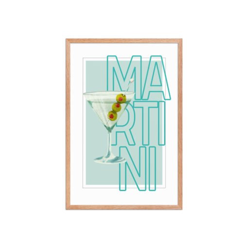 Martini Drink Framed Poster - Image 16
