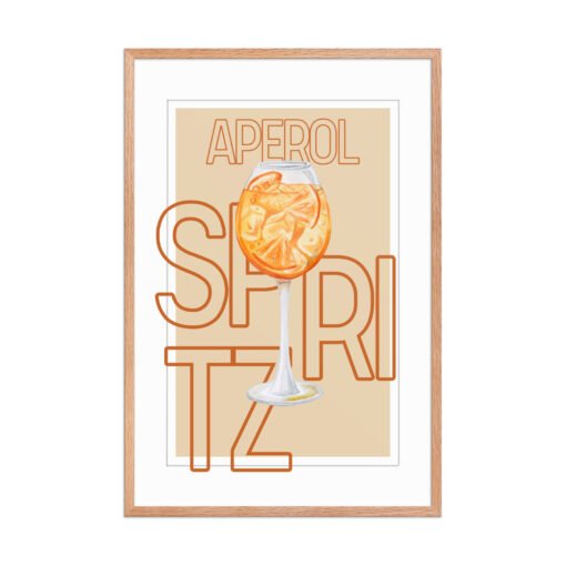 Aperol Spritz Drink Framed Poster - Image 17