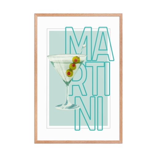 Martini Drink Framed Poster - Image 17