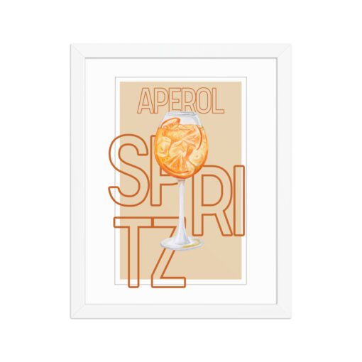 Aperol Spritz Drink Framed Poster - Image 18