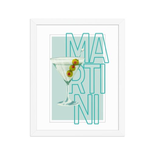 Martini Drink Framed Poster - Image 18