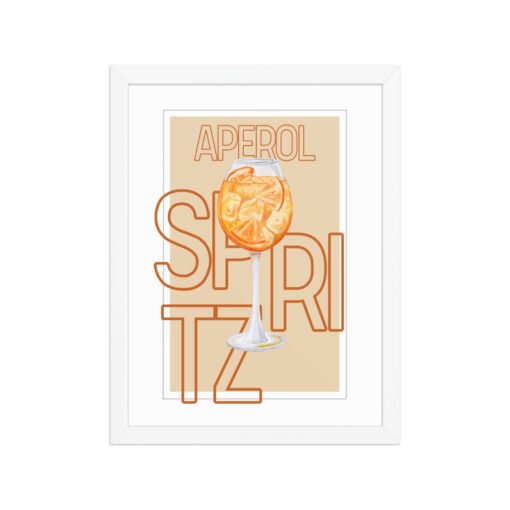 Aperol Spritz Drink Framed Poster - Image 19