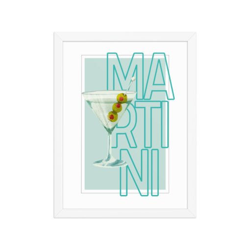 Martini Drink Framed Poster - Image 19