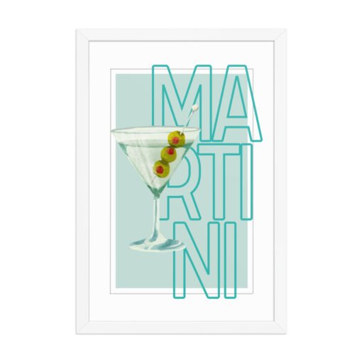 Martini Drink Framed Poster - Image 20