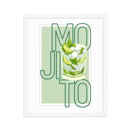 Mojito Drink Framed Poster - Image 21