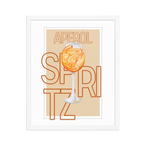 Aperol Spritz Drink Framed Poster - Image 21