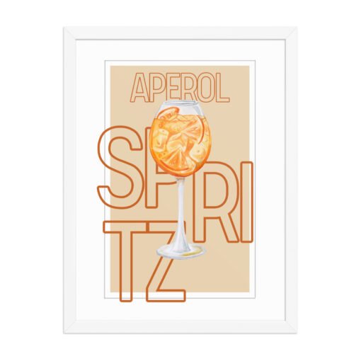 Aperol Spritz Drink Framed Poster - Image 22
