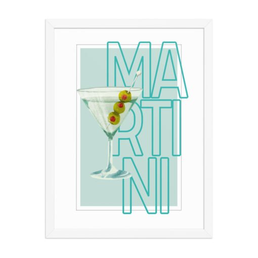 Martini Drink Framed Poster - Image 22