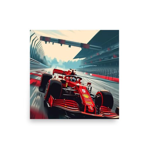 Ferrari Formula 1 at the Track Regular Poster - Image 3