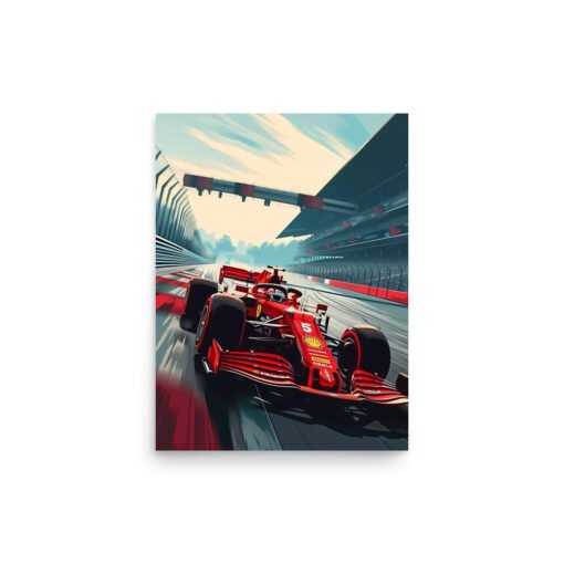 Ferrari Formula 1 at the Track Regular Poster - Image 5