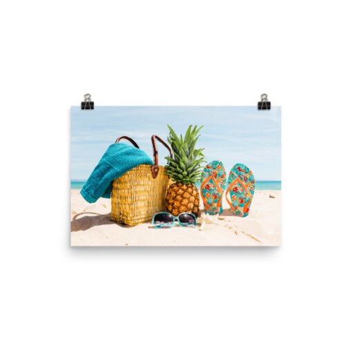 Summer Vibes at the Beach Regular Poster