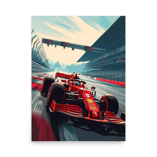 Ferrari Formula 1 at the Track Regular Poster - Image 11