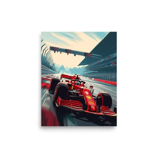Ferrari Formula 1 at the Track Regular Poster - Image 13