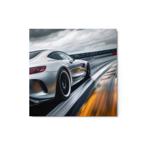 Mercedes AMG GT Glossy Metal Prints - Image 3